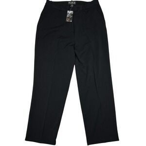 Allen B by Allen Schwartz Black Dress Pants Career Trousers Size 14 New